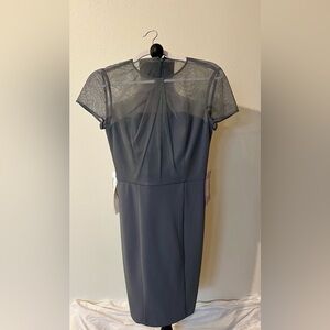 JS Collections Elegant Gray-blue Dress new with tags . Women’s size 2